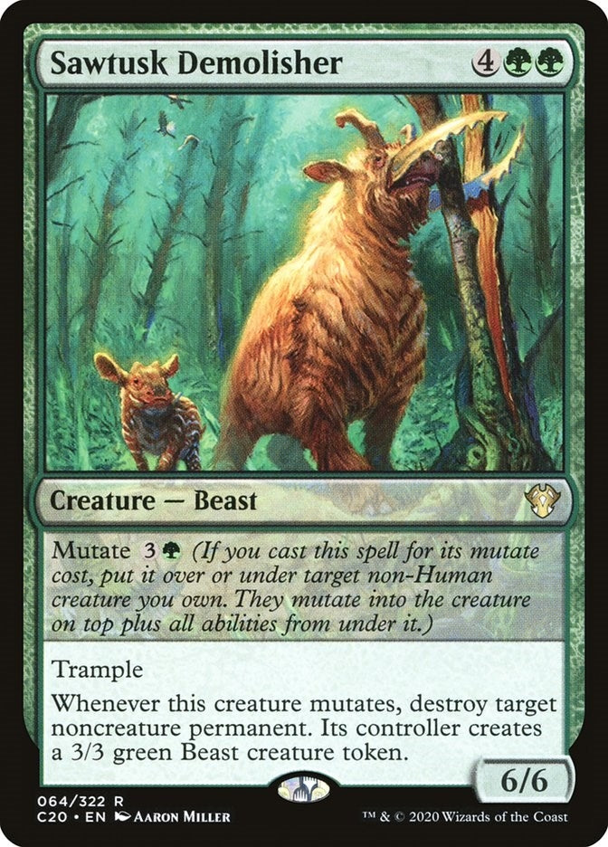 Image for Sawtusk Demolisher (64) (Commander 2020) - Magic: The Gathering