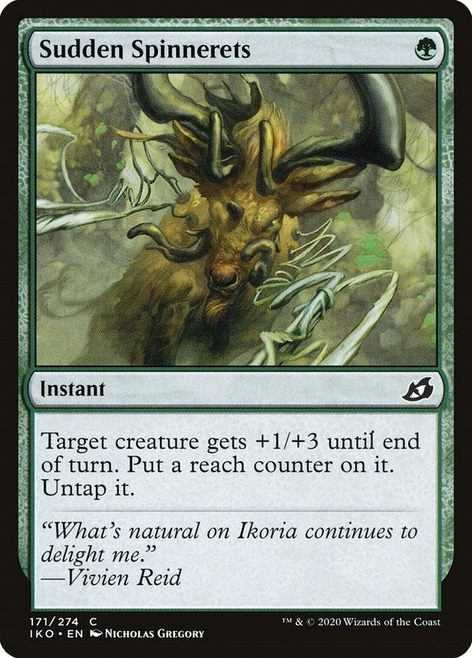 Image for Sudden Spinnerets (171) (Ikoria: Lair of Behemoths) - Magic: The Gathering