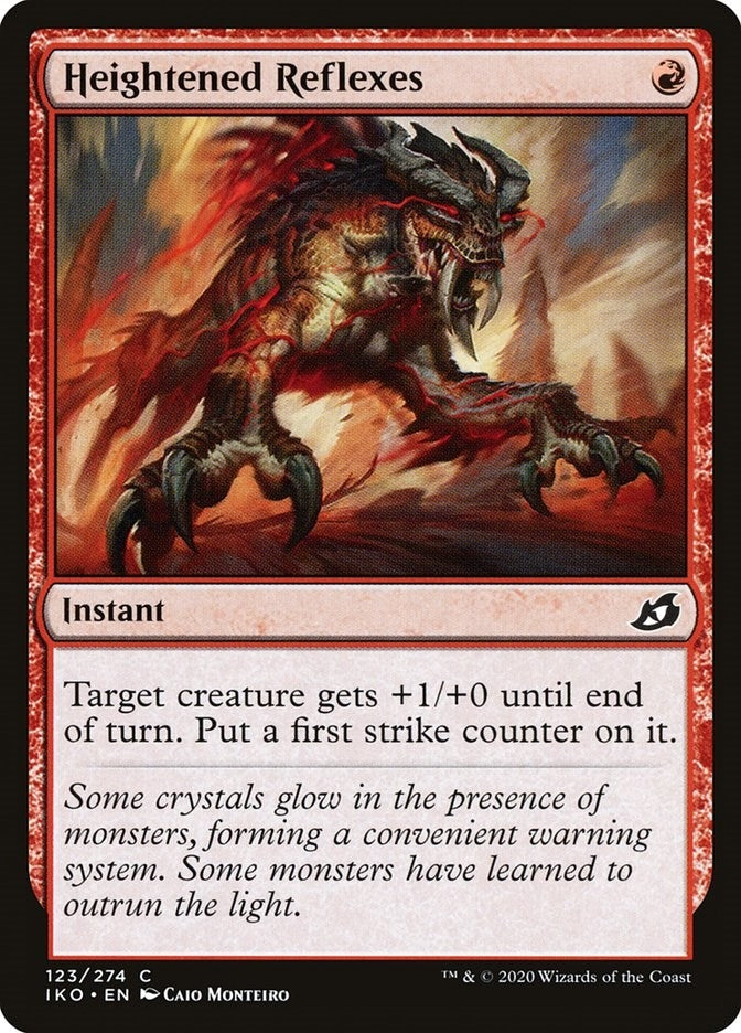 Image for Heightened Reflexes (123) (Ikoria: Lair of Behemoths) - Magic: The Gathering