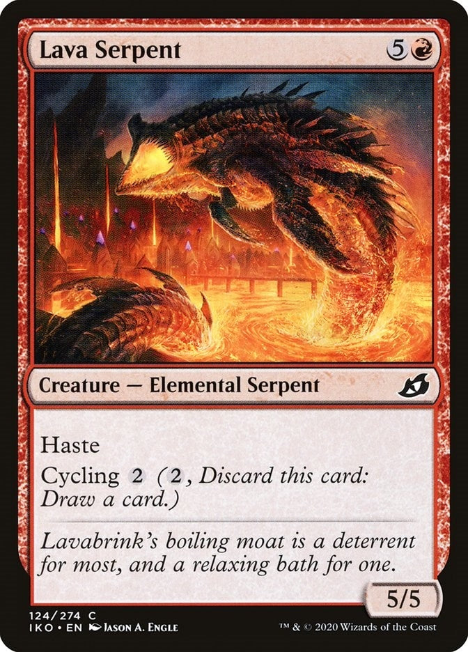 Image for Lava Serpent (124) (Ikoria: Lair of Behemoths) - Magic: The Gathering