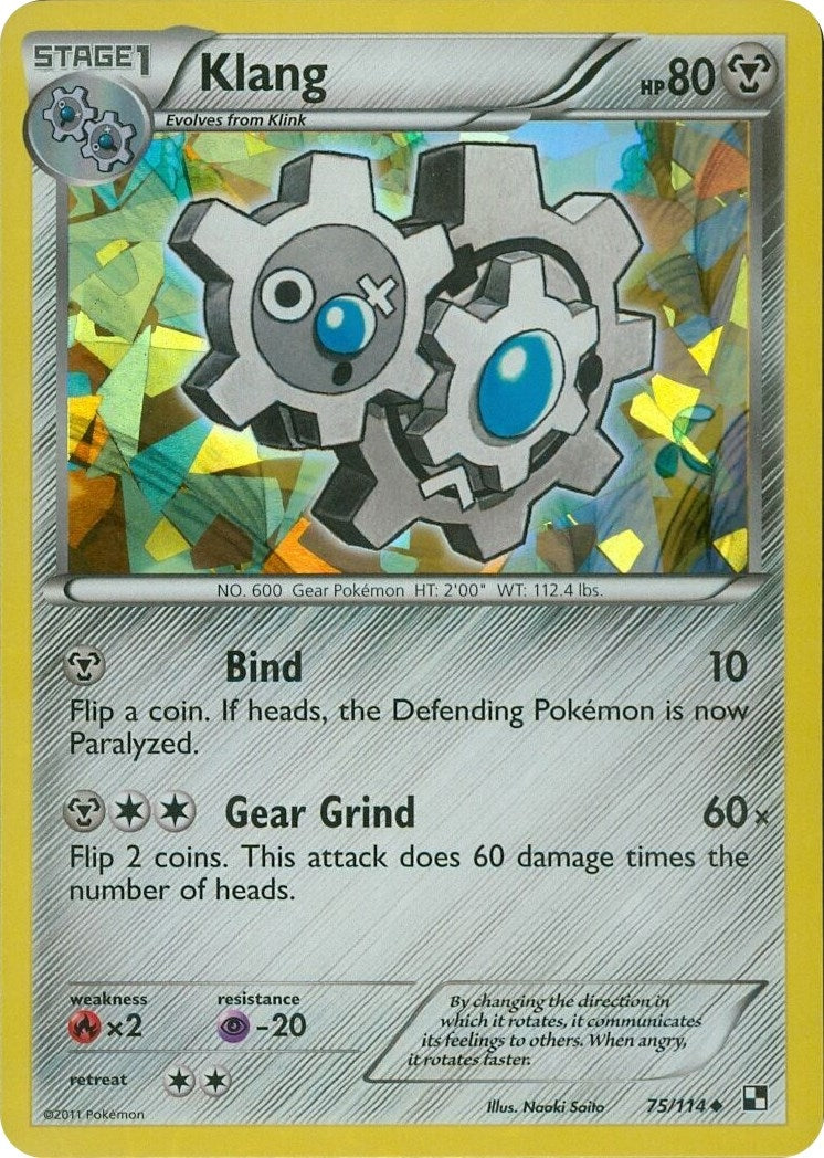 Image for Klang - 75/114 (Cracked Ice Holo) (075/114) (Blister Exclusives) - Pokemon