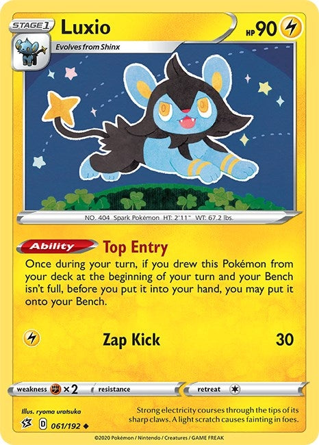 Image for Luxio (061/192) (SWSH02: Rebel Clash) - Pokemon