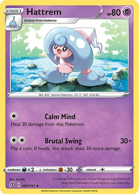 Image for Hattrem (084/192) (SWSH02: Rebel Clash) - Pokemon