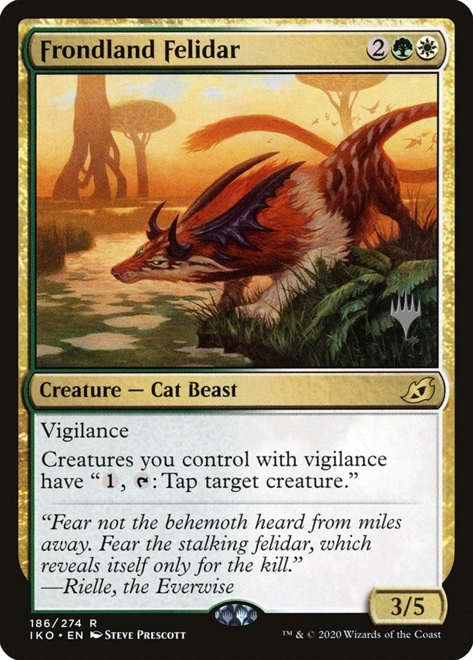 Image for Frondland Felidar (186) (Promo Pack: Ikoria) - Magic: The Gathering
