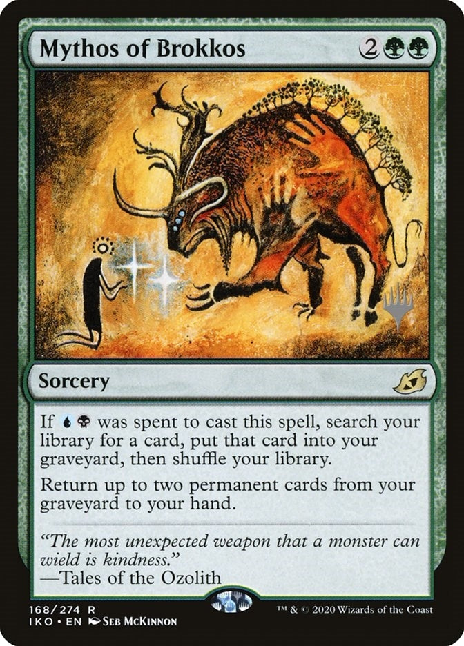 Image for Mythos of Brokkos (168) (Promo Pack: Ikoria) - Magic: The Gathering
