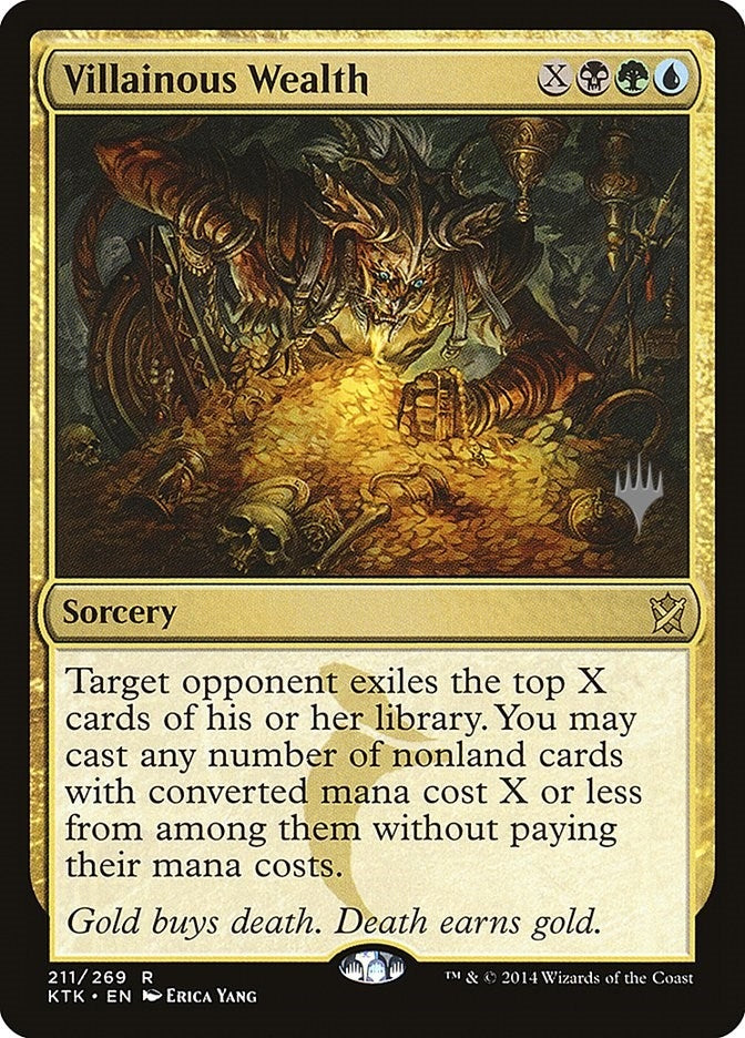 Image for Villainous Wealth (211) (Promo Pack: Ikoria) - Magic: The Gathering