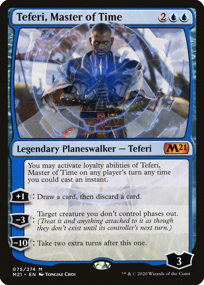 Image for Teferi, Master of Time (75) (Core Set 2021) - Magic: The Gathering
