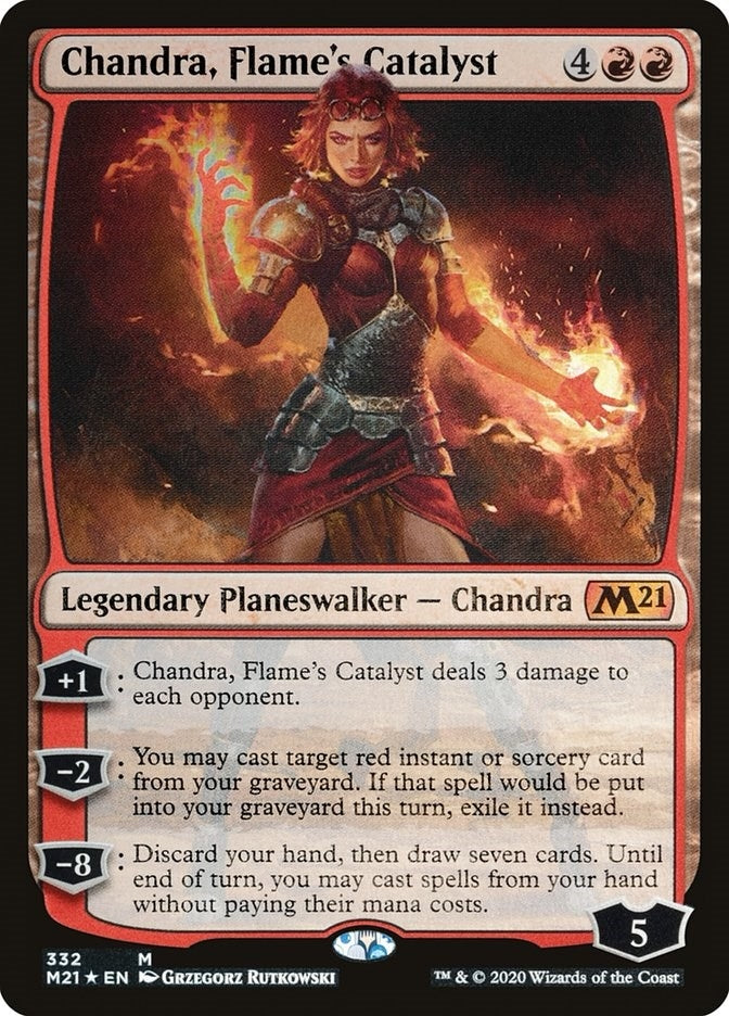 Image for Chandra, Flame's Catalyst (332) (Core Set 2021) - Magic: The Gathering