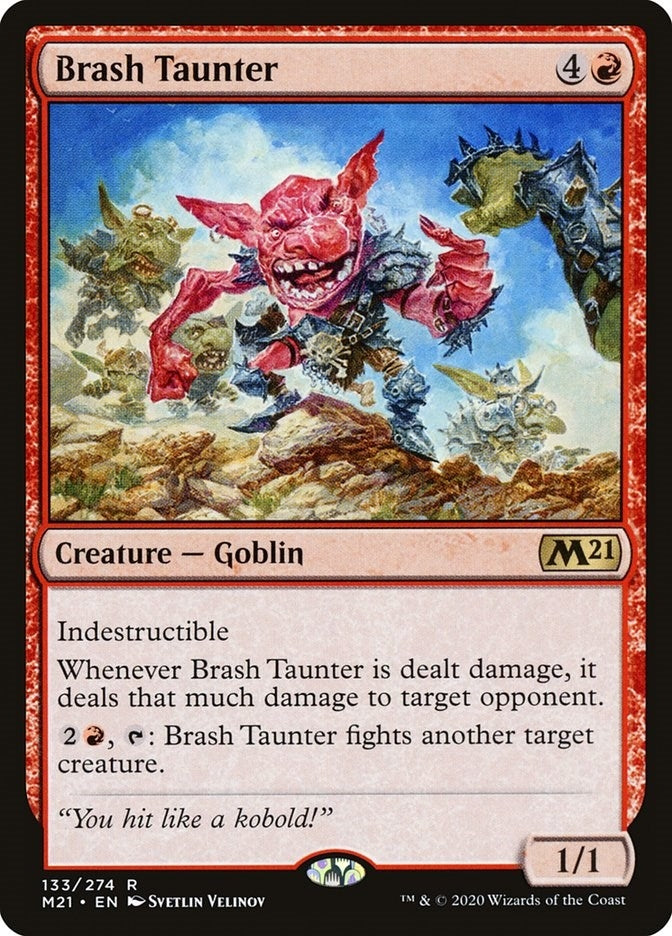 Image for Brash Taunter (133) (Core Set 2021) - Magic: The Gathering