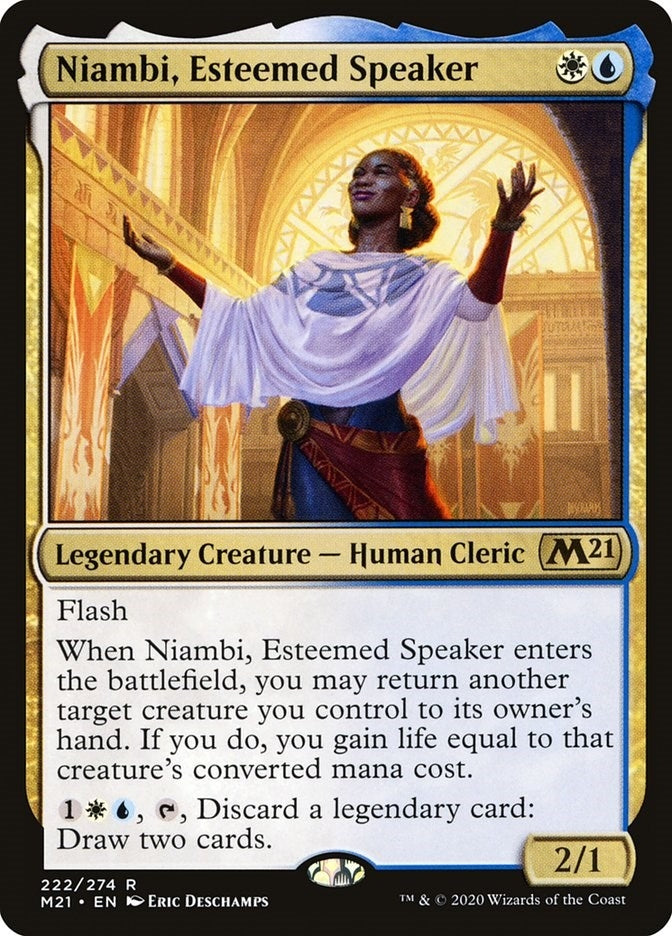 Image for Niambi, Esteemed Speaker (222) (Core Set 2021) - Magic: The Gathering