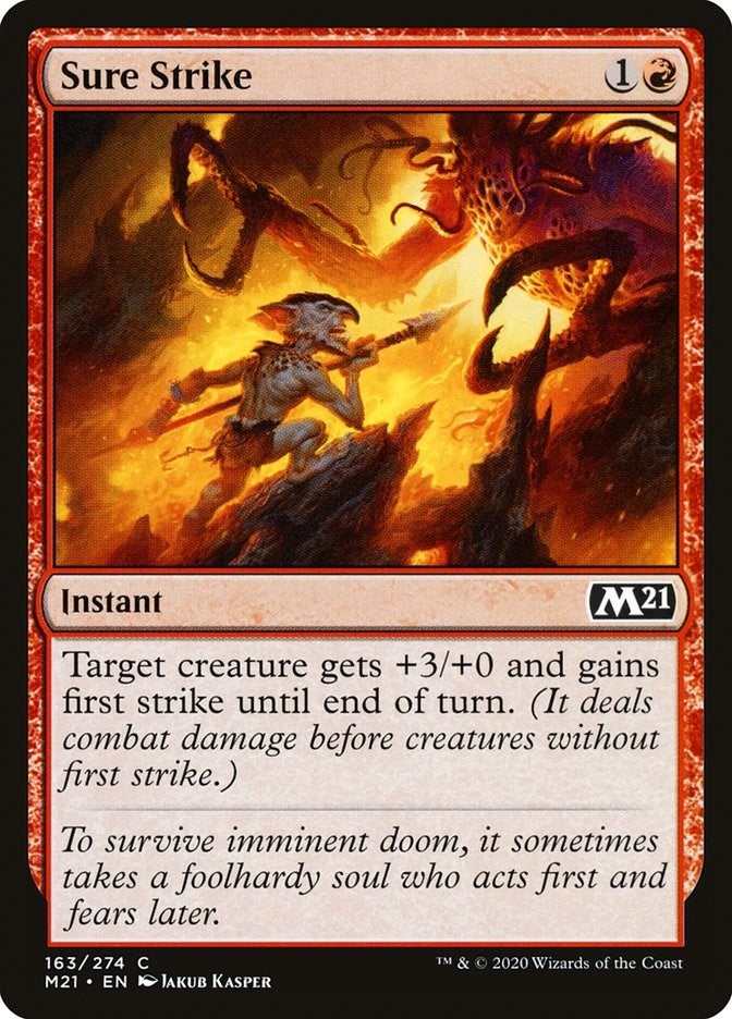 Image for Sure Strike (163) (Core Set 2021) - Magic: The Gathering