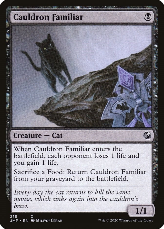 Image for Cauldron Familiar (216) (Jumpstart) - Magic: The Gathering