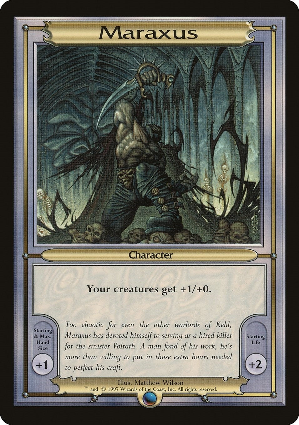 Image for Maraxus (Oversize) (Vanguard) - Magic: The Gathering