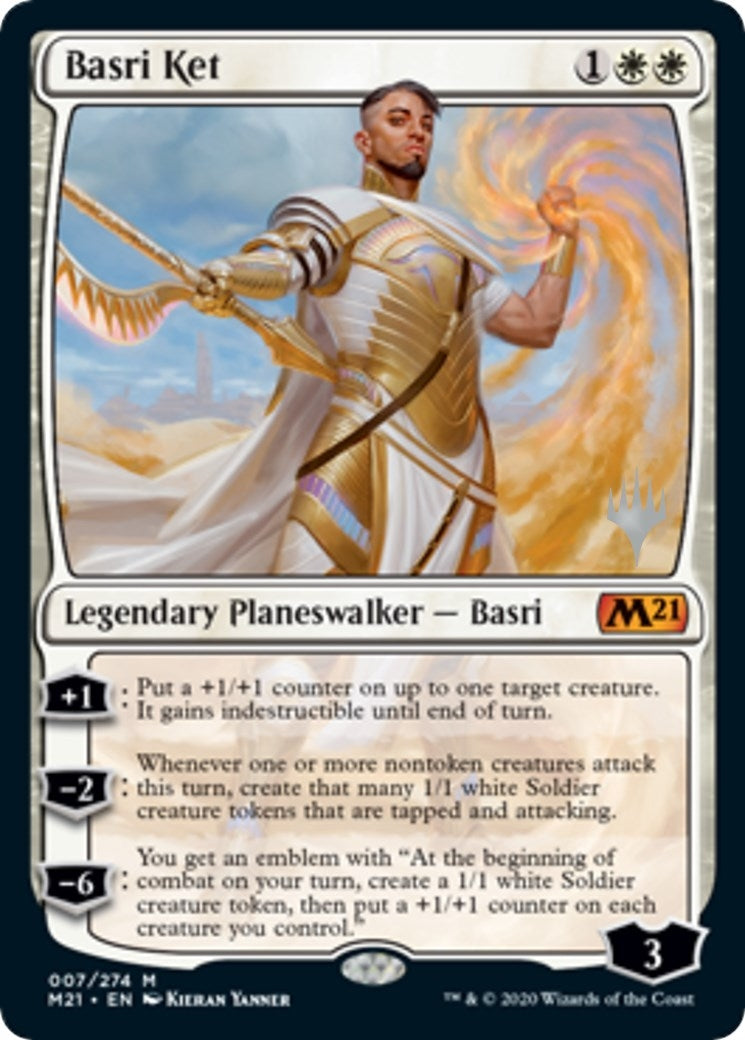 Image for Basri Ket (7) (Promo Pack: Core Set 2021) - Magic: The Gathering