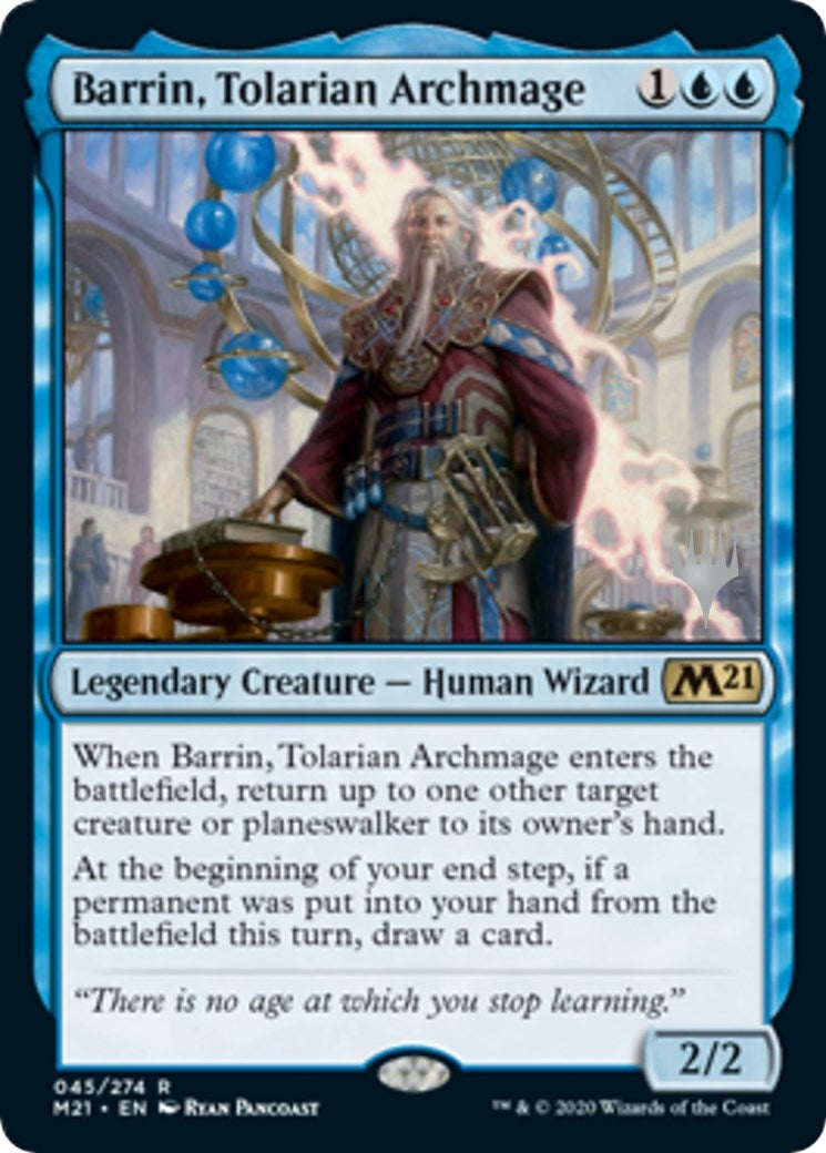 Image for Barrin, Tolarian Archmage (45) (Promo Pack: Core Set 2021) - Magic: The Gathering