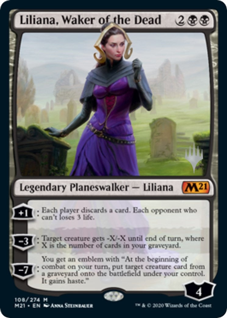 Image for Liliana, Waker of the Dead (108) (Promo Pack: Core Set 2021) - Magic: The Gathering