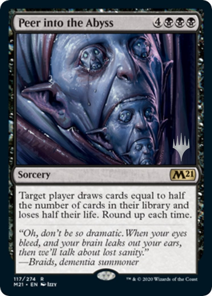 Image for Peer into the Abyss (117) (Promo Pack: Core Set 2021) - Magic: The Gathering