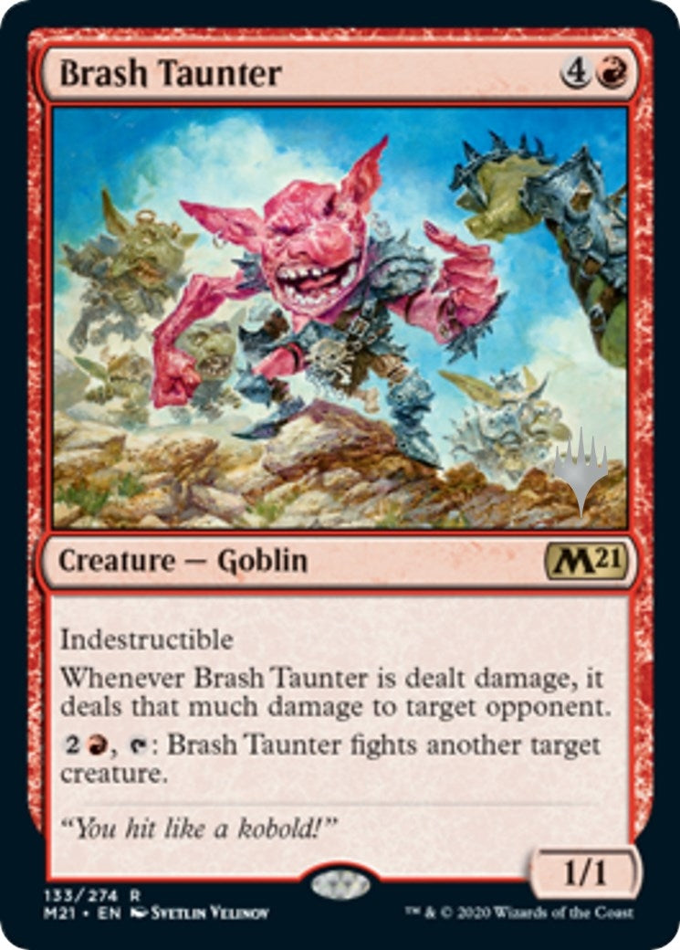 Image for Brash Taunter (133) (Promo Pack: Core Set 2021) - Magic: The Gathering