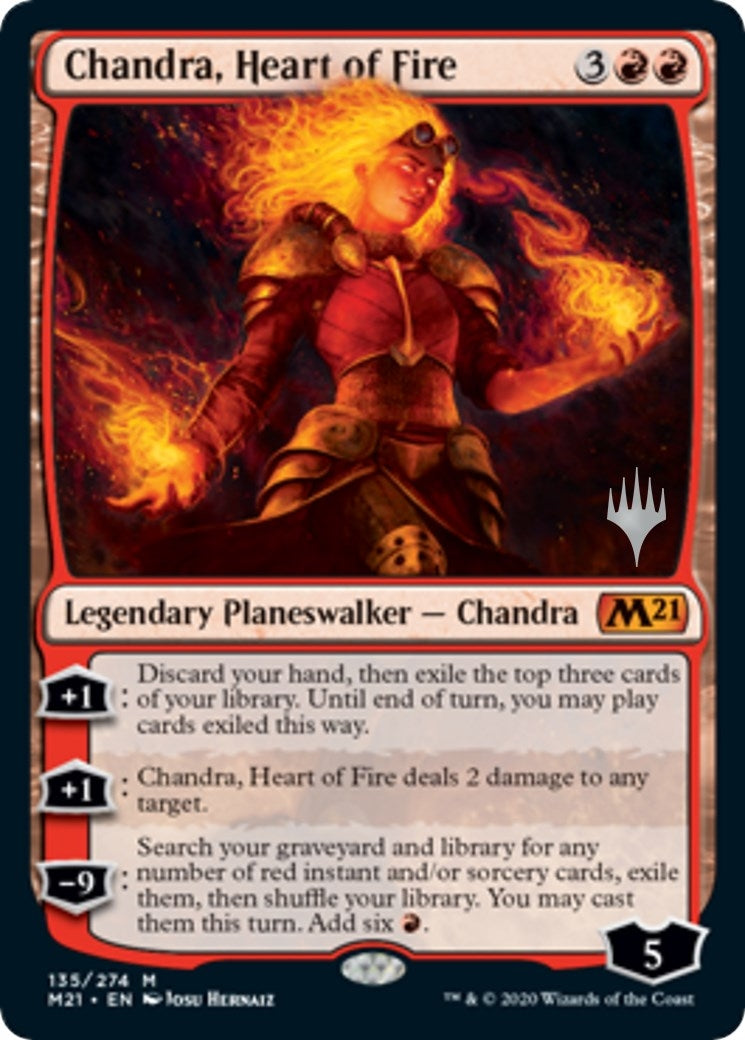 Image for Chandra, Heart of Fire (135) (Promo Pack: Core Set 2021) - Magic: The Gathering
