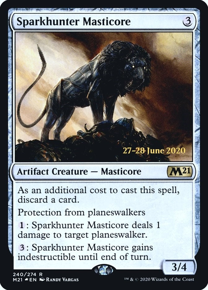 Image for Sparkhunter Masticore (240) (Prerelease Cards) - Magic: The Gathering