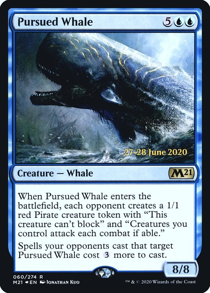 Image for Pursued Whale (60) (Prerelease Cards) - Magic: The Gathering