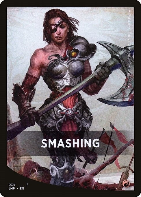 Image for Smashing Theme Card (34) (Jumpstart) - Magic: The Gathering
