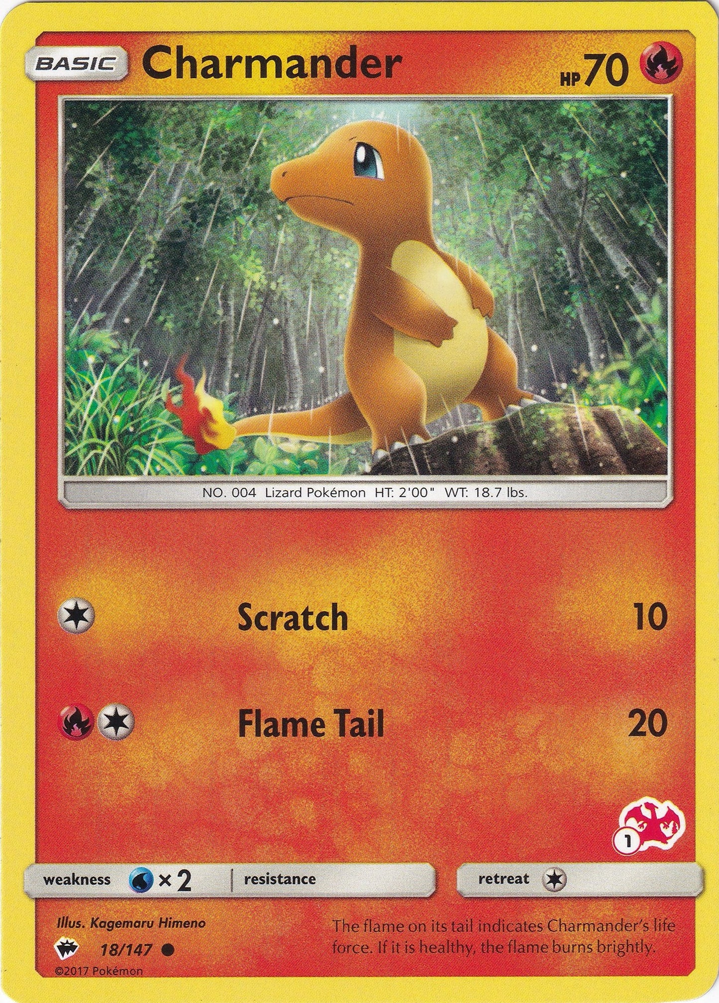 Image for Charmander - 18/147 (#1 Charizard Stamped) (018/147) (Battle Academy) - Pokemon