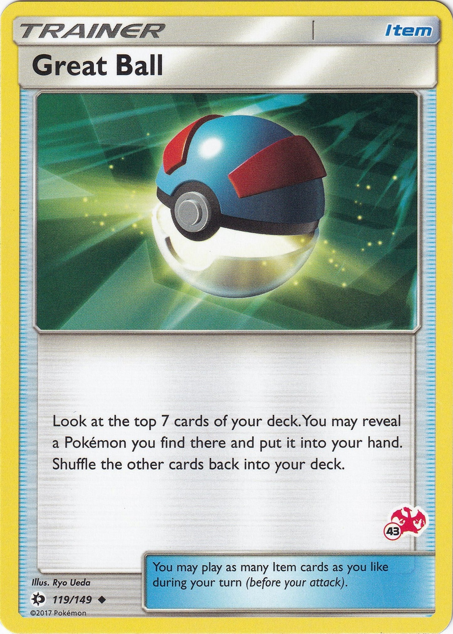 Image for Great Ball - 119/149 (#43 Charizard Stamped) (119/149) (Battle Academy) - Pokemon