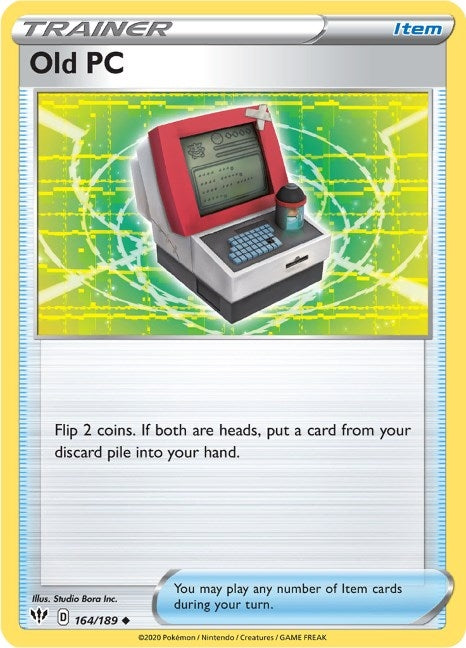 Image for Old PC (164/189) (SWSH03: Darkness Ablaze) - Pokemon