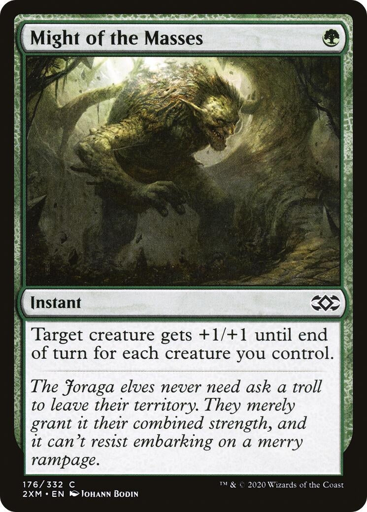 Image for Might of the Masses (176) (Double Masters) - Magic: The Gathering
