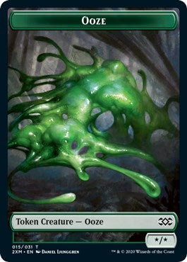 Image for Ooze // Tuktuk the Returned Double-Sided Token (15 // 28) (Double Masters) - Magic: The Gathering