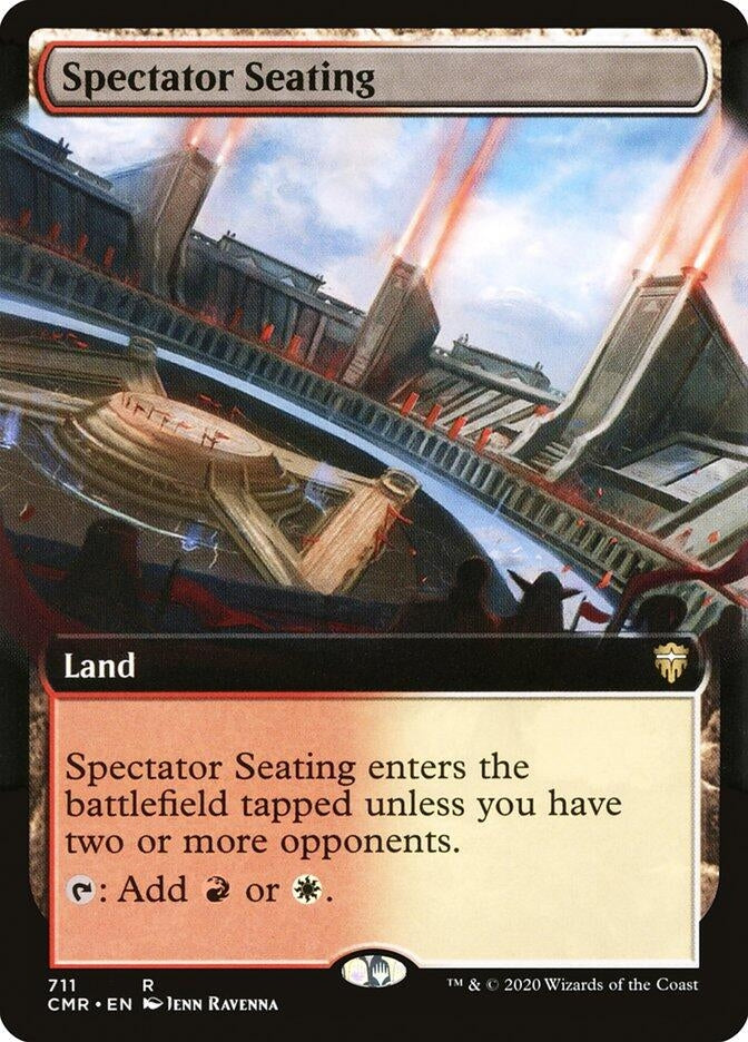 Image for Spectator Seating (Extended Art) (711) (Commander Legends) - Magic: The Gathering