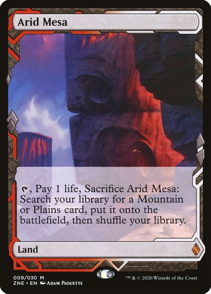 Image for Arid Mesa (9) (Zendikar Rising Expeditions) - Magic: The Gathering