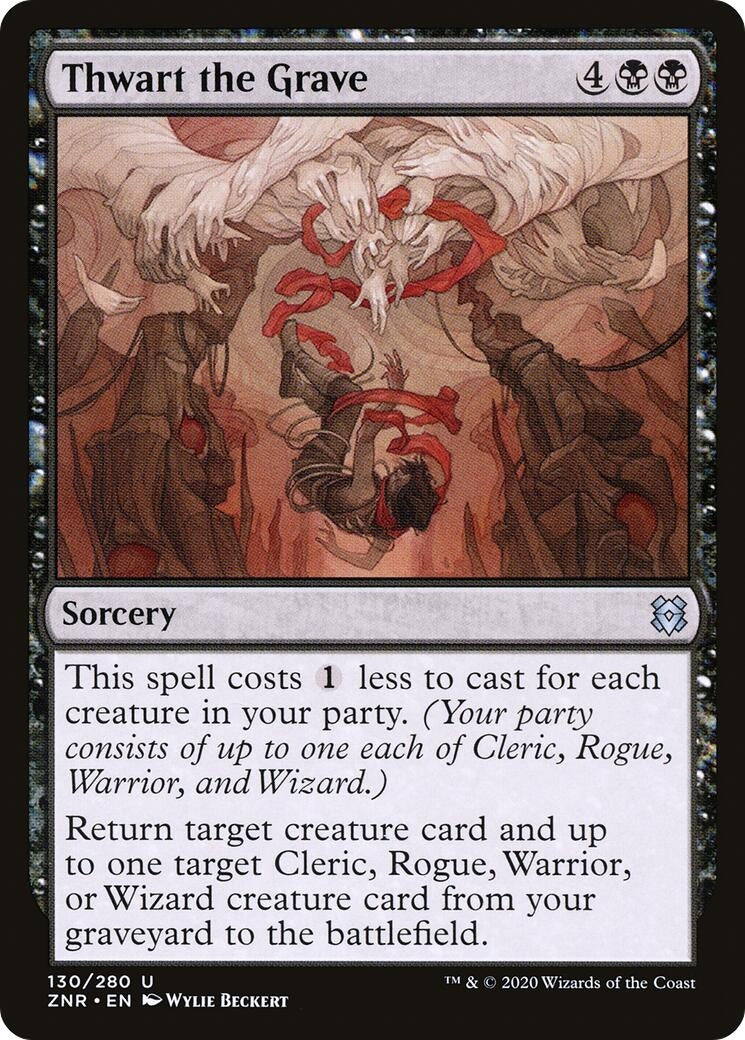 Image for Thwart the Grave (130) (Zendikar Rising) - Magic: The Gathering