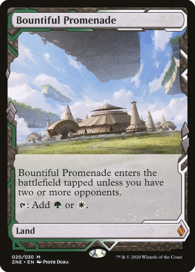 Image for Bountiful Promenade (20) (Zendikar Rising Expeditions) - Magic: The Gathering