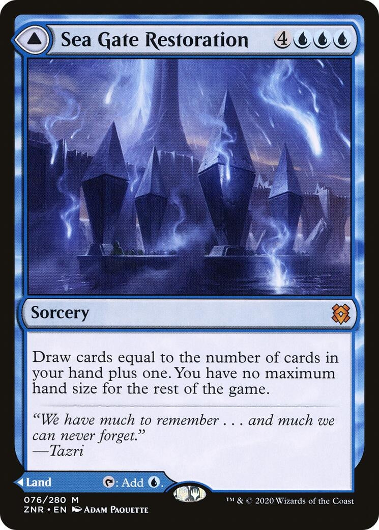 Image for Sea Gate Restoration (76) (Zendikar Rising) - Magic: The Gathering