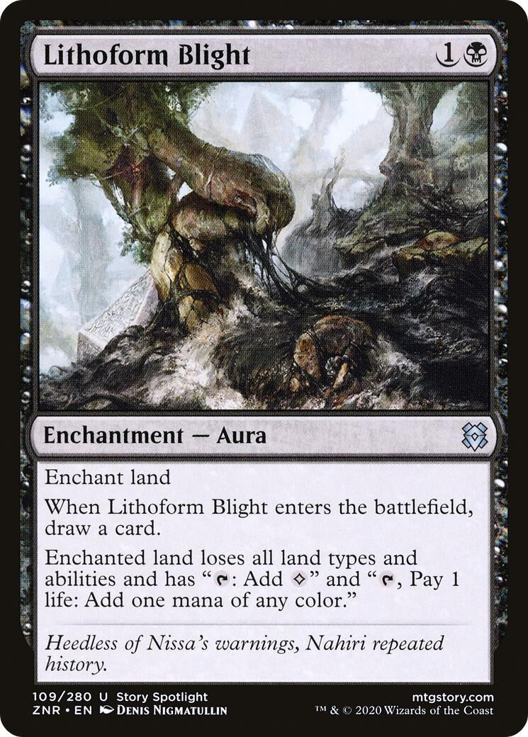 Image for Lithoform Blight (109) (Zendikar Rising) - Magic: The Gathering