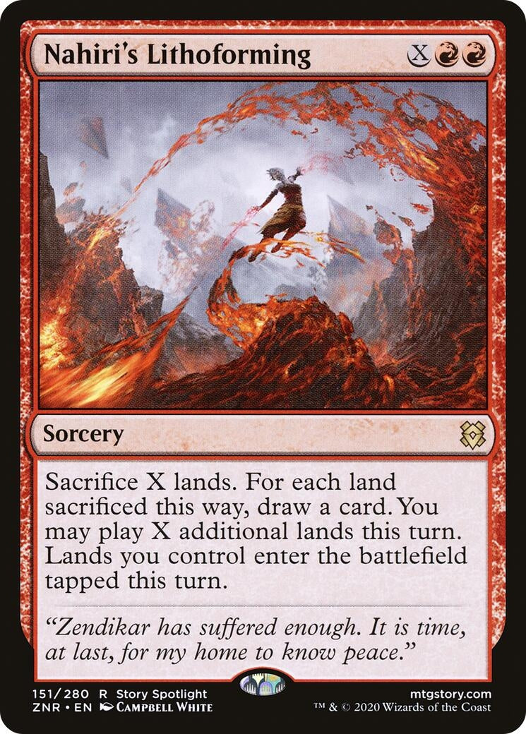 Image for Nahiri's Lithoforming (151) (Zendikar Rising) - Magic: The Gathering