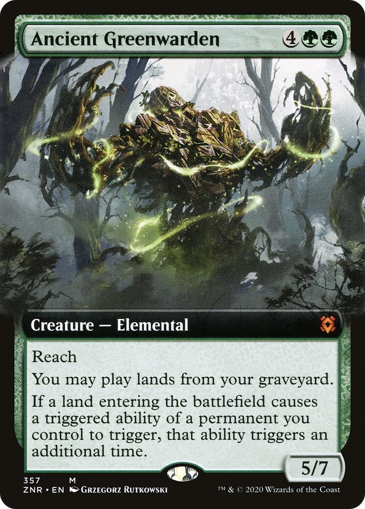 Image for Ancient Greenwarden (Extended Art) (357) (Zendikar Rising) - Magic: The Gathering