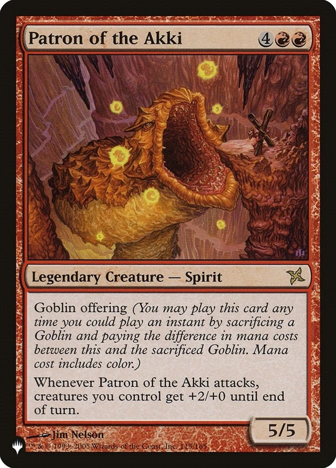 Image for Patron of the Akki (115/165) (The List Reprints) - Magic: The Gathering