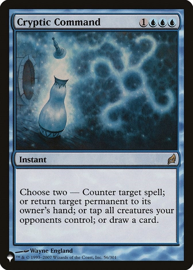 Image for Cryptic Command (LRW) (56/301) (The List Reprints) - Magic: The Gathering