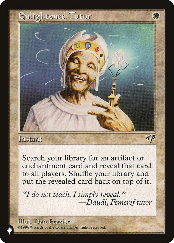 Image for Enlightened Tutor (The List Reprints) - Magic: The Gathering