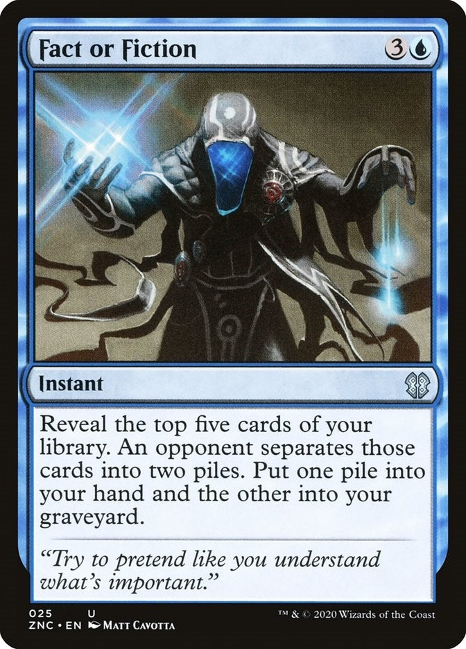 Image for Fact or Fiction (25) (Commander: Zendikar Rising) - Magic: The Gathering