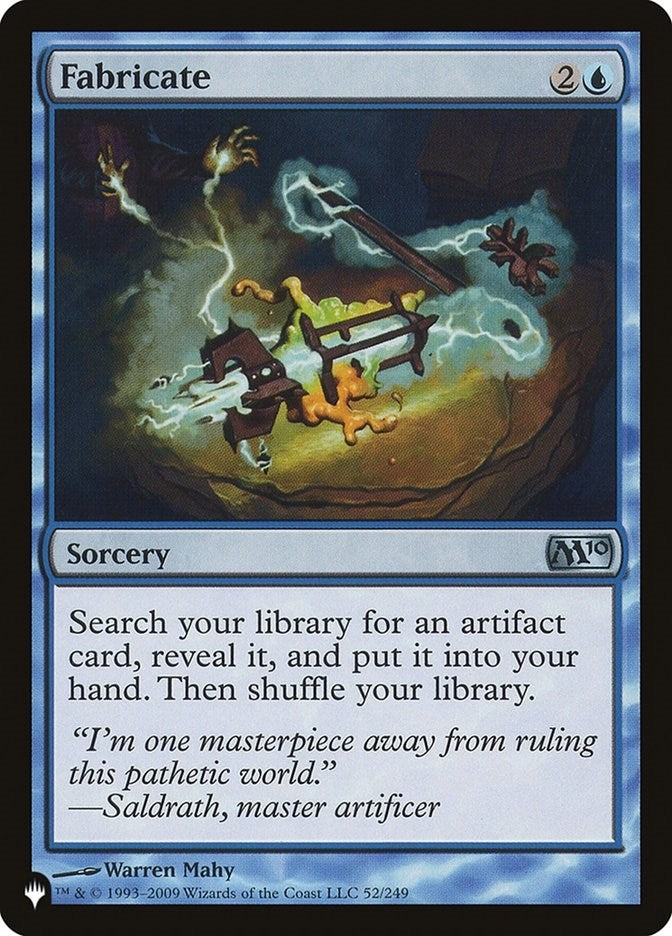 Image for Fabricate (52/249) (The List Reprints) - Magic: The Gathering