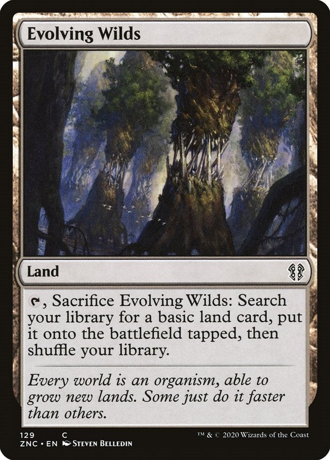 Image for Evolving Wilds (129) (Commander: Zendikar Rising) - Magic: The Gathering