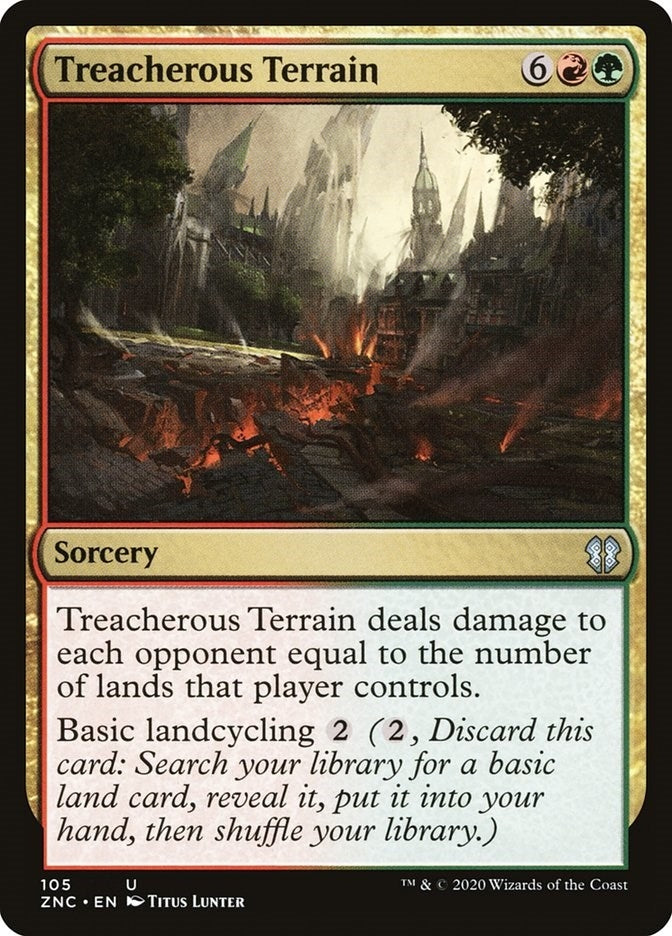 Image for Treacherous Terrain (105) (Commander: Zendikar Rising) - Magic: The Gathering