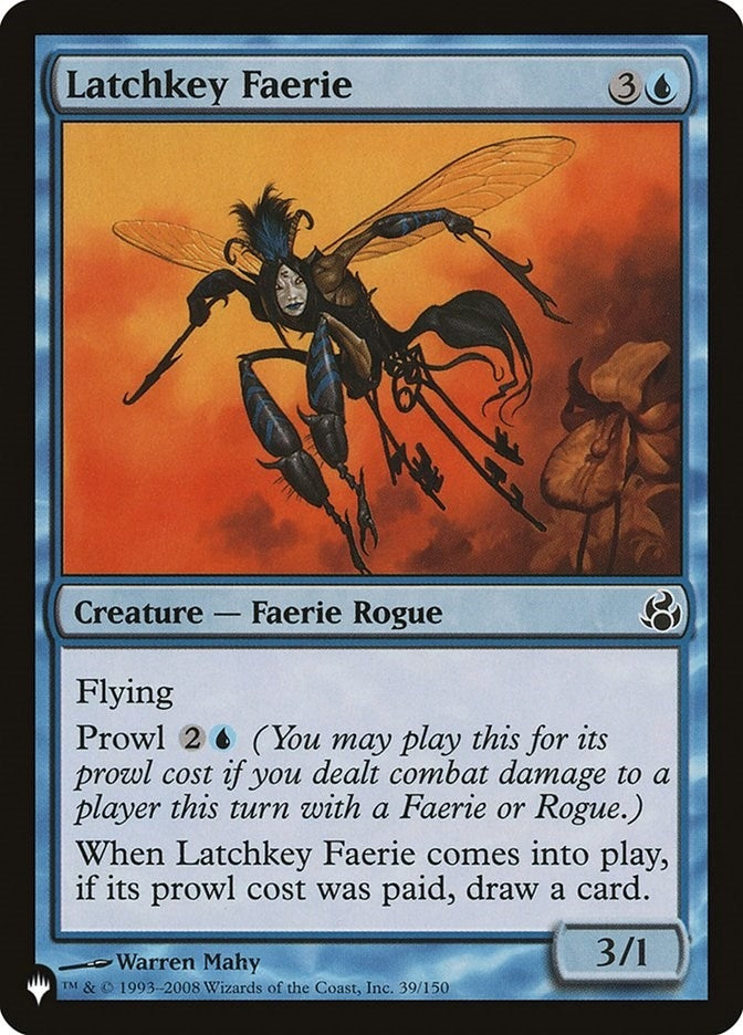 Image for Latchkey Faerie (39/150) (The List Reprints) - Magic: The Gathering