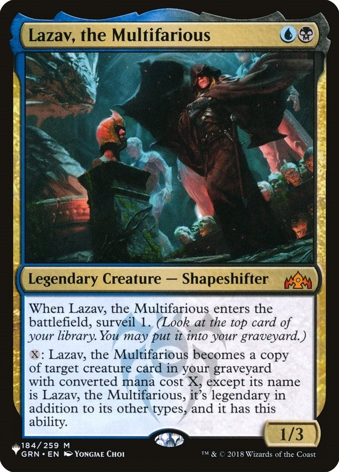 Image for Lazav, the Multifarious (184/259) (The List Reprints) - Magic: The Gathering
