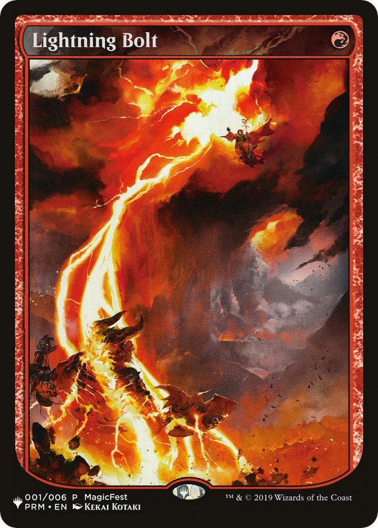 Image for Lightning Bolt (PRM) (001/006) (The List Reprints) - Magic: The Gathering