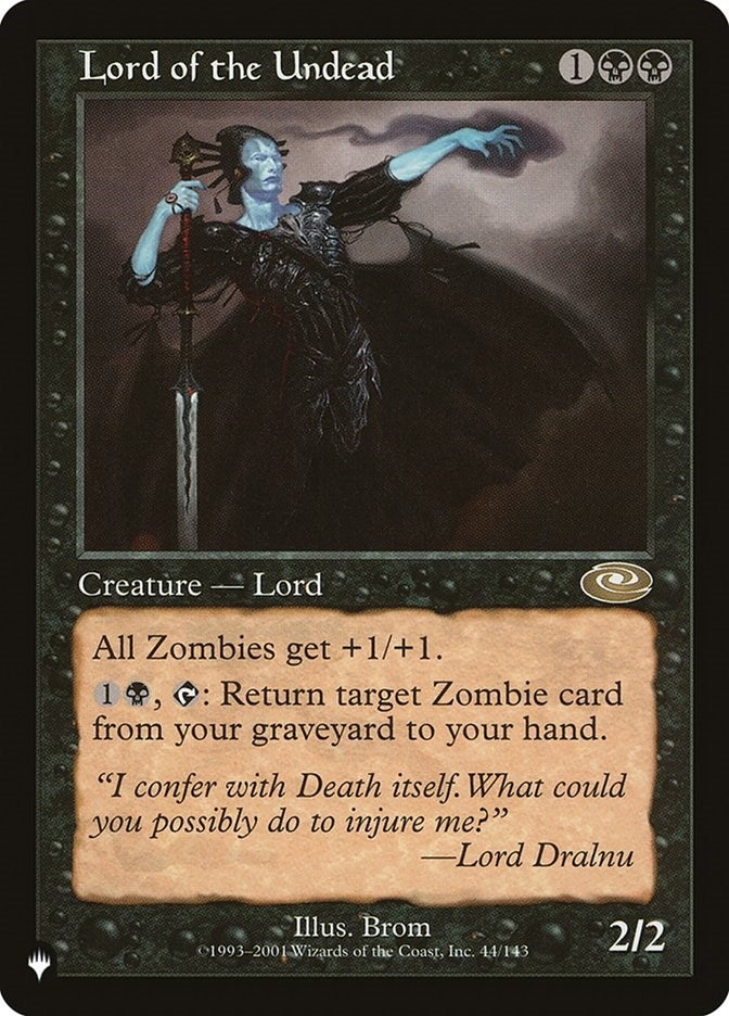 Image for Lord of the Undead (44/143) (The List Reprints) - Magic: The Gathering